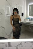 This dress is very cute and comfortable. The only issue I had was that the straps were a little longer than I expected, so pulling the dress down would expose the chest more. - Olivia O.