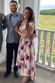 I purchased this dress for a friend's wedding and am so happy I did!
I received SO many compliments from people working at the wedding and several guests. The print is gorgeous, even better in person vs picture. The material is a little on the heavier side (and so comfortable!), which make it feel a little more luxe/high end. My only complaint was that I had to safety pin the front of the dress because the neckline was too big and my bra was exposed if I didn't pin it. Would have loved a little snap sewn into the inside for the option to close it without having to spend 10+ minutes finagling and pinning myself. All that aside, I am extremely satisfied with my purchase. - Ashley C.