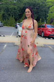 Its beautiful fit literally exact had to wear a 3in heels for the length - Vianka G.