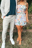 Fit perfectly! So cute and perfect for an outdoor wedding, got many compliments! It's thin so nice for a hot day, just gets a little wrinkly when wearing. - Allison J.