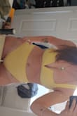 I love this suit so much! I may have needed to go up a size in the top just because I am busty but I am making the small work. It's too cute! - Stephanie E.