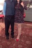 I wore it for our special date night and it is such a cute dress but it does run a little small. - Krystal L.