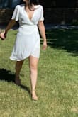 I bought this dress for graduation and absolutely LOVED it!! It was perfect for this event. If you're thinking of buying this, this is your sign to do it!!! Only negative for me was the chest area. I just put a safety pin on it and it solved my problem!! - Narine M.