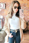It'd hard to find good cardigans at this length that aren't bulky on me, but the fit of this one is perfect. This is definitely gonna be a staple item in my wardrobe. It does snag easily tho, so be careful! - Jessi W.