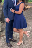 This fit perfectly! I was worried it would be too think for an outdoor July wedding, and it was borderline. Just barely light enough. Very comfortable and just the right length. - Ayanna D.