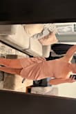 The dress fit amazingly! It's very true to size, and with the adjustable strap it's perfect! The tie across the front is very flattering as well. Overall this dress is perfect for my occasion and I am excited to show it off! - Bailey R.