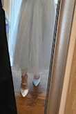 These shoes are adorable! Can't wait to wear them for an upcoming wedding. They're very high and I know I won't last the whole night in them but I don't care because they're so cute. - Dominique S.