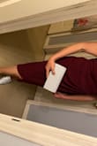 Like that, it was a little stretchy & fit comfortably around the torso area. Unfortunately, the zipper was hard to zip up and needs a different one I think. - Veronica M.