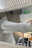 I ordered this for my elopement and wanted to love it so badly. It was pretty great except it was the TINIEST bit too short in the front for me. I would recommend this dress though, I am just a tad too tall. - Carley S.