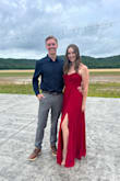 I absolutely adore this dress! Purchased to be a wedding guest. The straps are slightly adjustable so that is extremely helpful. It's a little bit longer, but heels made it nearly perfect. The dress is lightweight and provides full coverage with no see-thru issues. The slit in the leg is not always open and flares out when you walk. Gorgeous. Definitely recommend! - Nicole M.