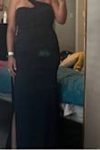 I ordered this dress for a black tie wedding I have next month and I am super excited to wear it. I wish it had some more shape up top to give the girls some more support but for the price, I can't complain too much. I almost never go with a more fitted look being a curvy girl but I feel confident in this dress. Excited to wow some people! - Alexis M.