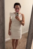 The dress was big on my chest but a bit tight on my stomach. I ended up returning it. - Lucia A.