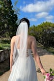 This hair accessory is perfect for taking pictures! The rhinestones shine very brightly in the sun! - Lin C.