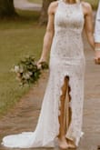 This was an amazing dress for our small, intimate wedding! - Katy K.