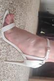 I'm a 7.5 and I ordered a 7.5 and it feels loose. Too much room by the toes. I'm probably gonna keep them and put something in the heel maybe. I got them for my bridal shower so I won't be walking around in em. - Hana G.