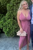 I love this dress!! I have a larger chest and I always find the best dresses at Lulus and just add a little tape! The material was perfect for a wedding in the middle of July. 0 complaints about this dress!! - Alana B.