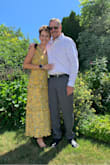 The dress was perfect for a summer wedding I attended. I have a very small bust, so that was the only challenge. The top was a little large. Other than that, it was perfect! - Heather H.