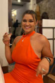 I wore this to a dinner in Italy and it lived up to the moment. Not too short, great color, a little bit loose in the stomach and bust but it still sat well/photographed well. - Stasia M.