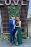 I wore this dress to my cousins wedding and got so many compliments on it! It is a tad long tho even with heels on, my only suggestion would be to hem it. I wish I had somewhere else to wear it to because I love the dress that much! - Melissa Y.