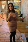 This dress is so flattering. It is a nice lightweight material, which is nice since I tend to get too hot in sweater dresses. - Dawn V.