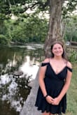 I'm not a dress person at all but bought this for a wedding and it fit perfectly! Didn't fall down or ride up at all, and was true to size. So happy I got it because of how simple it is and how versatile! Will be wearing it in so many places! - Veronica D.