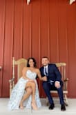 I wore this dress for a wedding and received so man compliments on it. The slit is on the high side but probably because I'm on the short side. I loved it! - Lisa A.