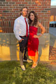 I wore this for a July 2nd wedding and it was perfect. The material is very high quality. I got a lot of compliments! - Terese M.