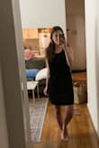 This dress is very elegant and could work for many occasions. It's super cute for a dinner date or even to work. I wore it to work and put a black tank-top underneath as the back is quite exposing and it worked great. It's a bit longer than what is shown on the model but not too long. Will definitely be my go-to work dress. - Or A.