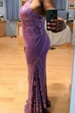 I ordered this dress as a contender for a dress to wear for my anniversary dinner and evening at the ballet. While I am choosing the other dress for that specific event, I can't wait to wear this when I get the chance. Even though I have a very large bust (34G), I ordered my regular size as suggested by Lulus and the adjustable straps meant that it worked very well. They kept everything in, along with my deep V, low back, and a strapless bra. The dress probably won't require the additional support of a bra with a smaller bust. The adjustable straps kept everything in place nicely and the bra and dress were super comfortable. Definitely buy this dress!
Iit's a gorgeous dress. - Tiffany H.