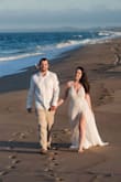 This dress is everything I had wanted and more! I wore it for my engagement pictures on the beach and it did not disappoint. I did have to get it altered slightly to adjust the strap length and it could have been hemmed to fit my height, but I was going for that flowing train look so I decided not to shorten it. The quality is amazing, the lace is thick and sturdy and after the straps were tightened I felt very supported in the bust. - Victoria B.