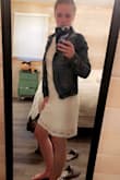 Ordered this dress for my sister for her bridal shower and she loved it!! She is a very small person so if you are worried about it being tight definitely order a size up. Paired very well with a Jean jacket - Callie C.