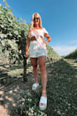 Wore this on my bachelorette in Newport. It was perfect for summer. Lightweight, linen material, comfortable, and wicked cute! This set is great and the pieces can be worn individually too! Highly recommend. - Meghan S.