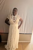 Just for my 25 wedding dress I am beautiful and I love my dress. - P P.