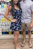 Bought this for my grad party, and now I wear it casually out for the summer. Loose fitting around thighs so you can breathe in the hot sun! Fitting in the areas it needs to though. - Erica F.