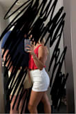 Bought it for an Atlanta Braves baseball game. I loved it! I'm very small chested so was worried I would feel too self conscious but I ended up really liking it. It was very comfy. - Mackenzie C.