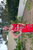 I felt so gorgeous in this dress. I wore it one time, and halfway through the night, I kept having to adjust the top piece. Turns out one of the eyelets on the back had ripped, so the lace-up was loose. So sad because it's so pretty! - Jessica M.