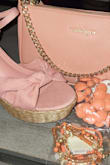 This is a really cute shoe, but I was looking for all Coral colored accessories and though it says this pair of shows is Coral, it isn't...it's actually pink. Lulus site won't let me share my whole pic, so I've cropped in what I can to show the shoe next to the Coral accessories I ordered (the purse is also lighter than I wanted so that got returned as well). 

Along with that, this shoe is not for people with a wider foot. I normally wear a size 8.5 or 9 but I do have a slightly wider foot so I tried both sizes with this shoe (this was before I received my other coral accessories to compare the color) and although they fit, the front was too tight; I figured they'd either stretch or possibly rip while I wore them...so I didn't risk it and returned both pairs shoes. - Stephanie A.