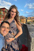Bump friendly. A little big in the chest. Sized up to medium for pregnancy. Comfortable and plenty of room - Jillian M.