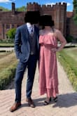 This was the perfect dress to wear as a wedding guest! I would recommend sizing up, I'm usually a L in Lulus, and the XL fit with a little bit of wiggle room. - Erin D.