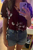 Finally, a pair of shorts that is high-waisted, covers my belly button, AND covers my butt LOL perfect length. My only complaint is they are a bit loose after wearing them for a while but I wouldn't exchange them for a smaller size. - Adriana M.