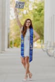 They were perfect for my grad photos and ceremony! Super cute and comfy. It's true to size but wasn't at all stretchy so I'd definitely size up if you're between sizes. - Jessica T.