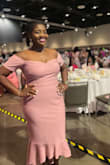 The dress was perfect for the occasion, the material moved with ease and hugged all the right places. - Shenekia W.