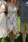 This dress was the perfect summer floral dress for my bridal shower. - Michaela J.