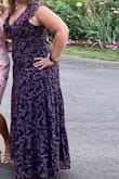 Beautiful dress! Got many compliments. The front is very low cut I safety pinned my bra to the dress so it wouldn't show. - Kimberly C.