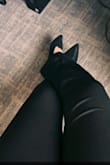 I love them, but they dug into the back of my heel a little bit and we were uncomfortable the first time I wore them, maybe with more wear I can break them in. - Emilie C.