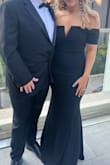 Purchased for a black tie wedding and it was perfect. Comfortable enough to dance the night away. The fit is amazing. Hugs curves in just the right places without highlighting common problem areas! Got tons of compliments all night. Buy the dress!! - Erin H.