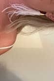 Bought these earrings to match my "Harlee White Patent Feather High Heel Sandals" and they match perfectly! Can't wait to wear them on my wedding day! - Brylee S.