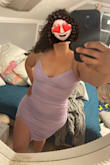 This is too cute and super sexy, very short because my butt is too big, but my boyfriend loved it. - Elizabeth H.