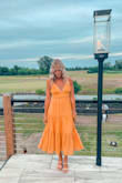 I wore this to a summer wedding and had several compliments! I thought the dress was beautiful and very flattering. You can dress it up or down which is nice because I can wear it again! - Stephanie W.