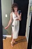 I purchased this to wear for my fourth wedding anniversary at a winery. I love that I could dress this up or down. It fits amazingly! - Tiffany R.